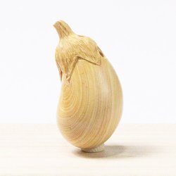 画像1: 黄楊根付　なすび（B）【岡壱名入り】（2026年8月13日掲載）