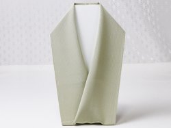 画像3: 無地半襟　塩瀬　柳茶（やなぎちゃ）（10）