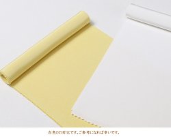 画像2: 無地半襟　塩瀬　淡黄（たんこう）（09）