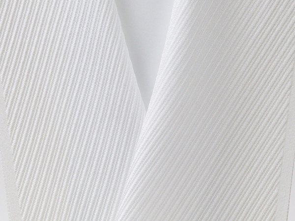 画像4: 無地半襟　ふくれ織り　斜線柄　白（しろ）（12） (4)