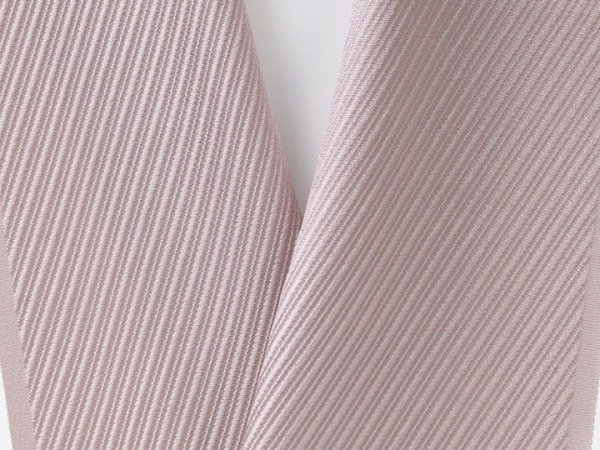 画像4: 無地半襟　ふくれ織り　斜線柄　梅鼠（うめねず）（07） (4)