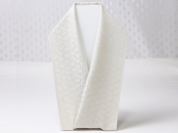 画像3: 無地半襟　ふくれ織り　小桜　グレー（03） (3)