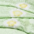画像1: 帯揚げ　輪出し白場取り小花　裏葉柳（うらはやなぎ）／女郎花（おみなえし）（07） (1)