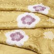 画像1: 帯揚げ　輪出し白場取り小花　芥子色（からしいろ）／鳩羽色（はとばいろ）（11） (1)