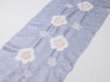 画像2: 帯揚げ　輪出し白場取り小花　淡藤色（あわふじいろ）／鴇鼠（ときねず）（14） (2)