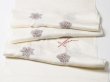 画像5: 帯揚げ　輪出し吹き寄せ　オフホワイト／薄鈍（うすにび）（07） (5)