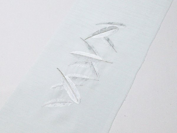 画像2: 刺繍半襟　羽根　（03） (2)