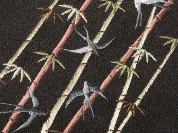 画像3: 刺繍半襟　竹燕　（04） (3)