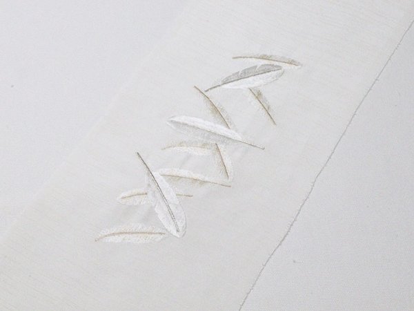 画像2: 刺繍半襟　羽根　（01） (2)