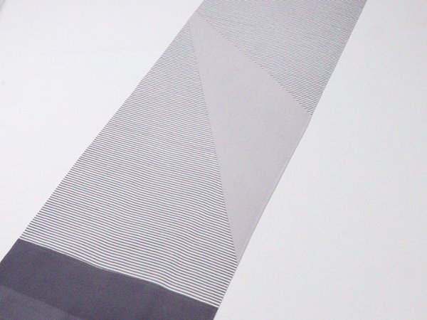 画像2: 帯揚げ　ストライプコンポジション　（05） (2)