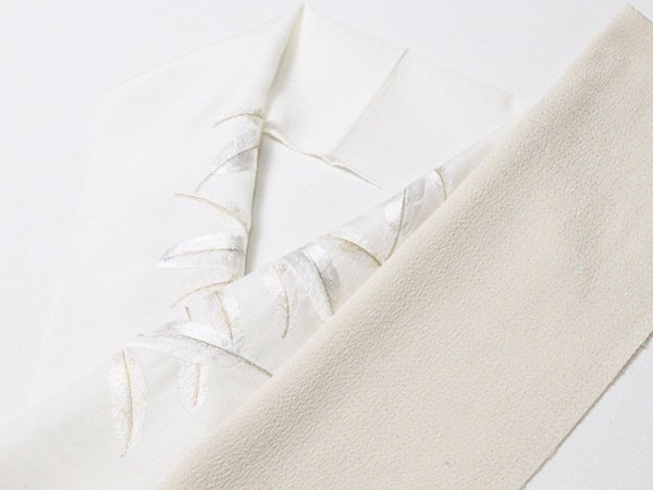 画像4: 刺繍半襟　羽根　（01） (4)