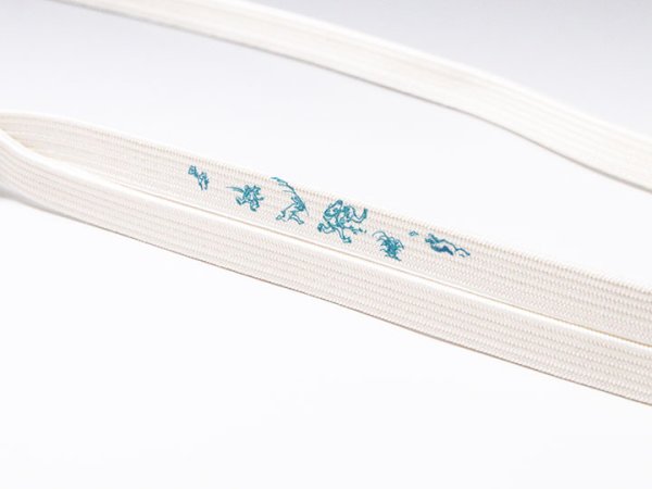 画像4: 帯締め　鳥獣戯画ぼかし切房　（04） (4)