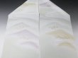 画像4: 帯揚げ　金銀縫取二色遠山霞　白緑・亜麻色・浅紫（02） (4)