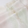 画像1: 帯揚げ　金銀縫取二色遠山霞　薄桜／練色・白緑（01） (1)
