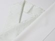画像2: 半襟　紋意匠　七宝菊花　白緑（びゃくろく）（04） (2)