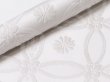 画像5: 半襟　紋意匠　七宝菊花　灰桜（はいざくら）（01） (5)