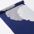 画像1: 帯揚げ　うずら縮緬雪輪染匹田　（03） (1)