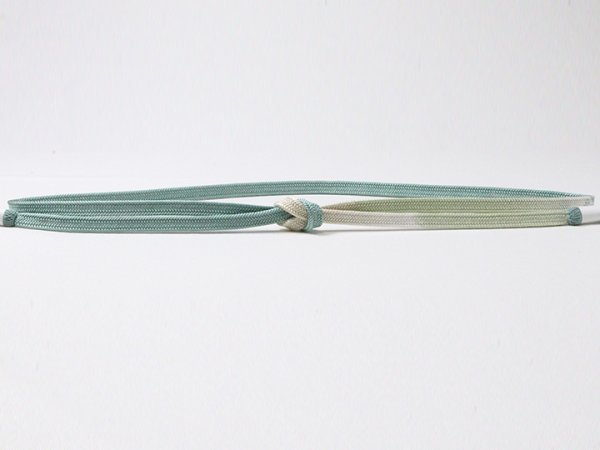 画像3: 帯締め　耳高内記片胴三色〆切撚房（B）　（04） (3)