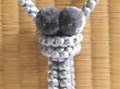 画像4: 紳士羽織紐　四津組梵天房　灰青（はいあお）（05） (4)