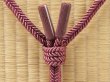 画像4: 紳士羽織紐　観世二本合わせ撚房　葡萄茶（えびちゃ）／（房）葡萄茶（えびちゃ）（01） (4)