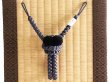 画像3: 紳士羽織紐　四津組梵天房　藍墨茶（あいすみちゃ）（06） (3)