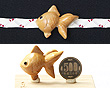 帯留め金魚