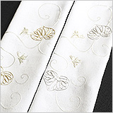刺繍帯揚げ　葵唐草