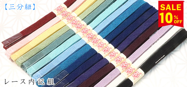 三分紐　レース内記組