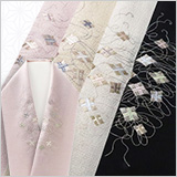 刺繍半襟　糸巻