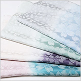 帯揚げ　防染染め分け桜