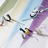 帯揚げ　ローケツ染分に露芝