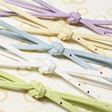 帯締め　平唐片二段水玉小田巻房