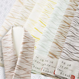 半襟　叢雲絞り（草木染）