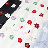 帯揚げ　輪出し吹き寄せ