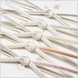 帯締め　二枚重ね片胴ぼかし撚房