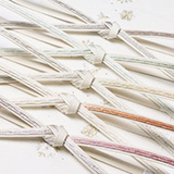 帯締め　二枚重ね片胴ぼかし撚房