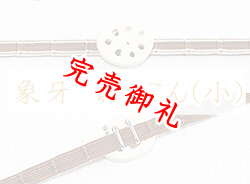象牙帯留め　れんこん（小）【岡壱名入り】