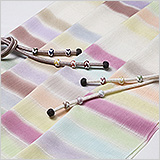 帯揚げ　七色段ぼかし（A）