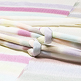 帯締め　丸ぐけ　七色段ぼかし