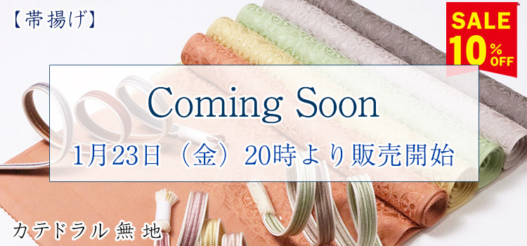 帯揚げ　カテドラル無地