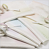 帯揚げ　縫取しあわせ菱