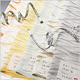 帯揚げ　叢雲絞り（草木染）