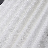 白半襟　柄　正絹 風通三重織