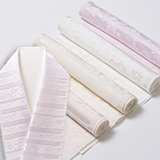 半襟　横段辻が花