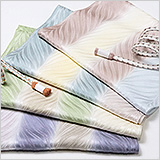 帯揚げ　ふくれ羊歯三色ぼかし