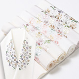 刺繍半襟　桜づくし