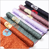 帯揚げ　捻り麻三色傘巻き