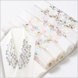 刺繍半襟　桜づくし