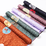 帯揚げ　捻り麻三色傘巻き