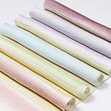 帯揚げ　唐織三色段ぼかし